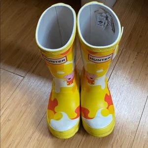 Kids Hunter Peppa Pig Rain Boots - Size 7